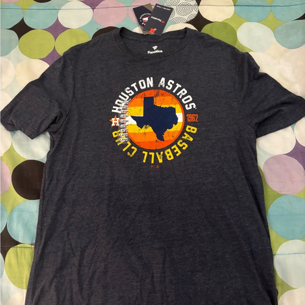 Houston Astros Dark Blue Graphic Tee